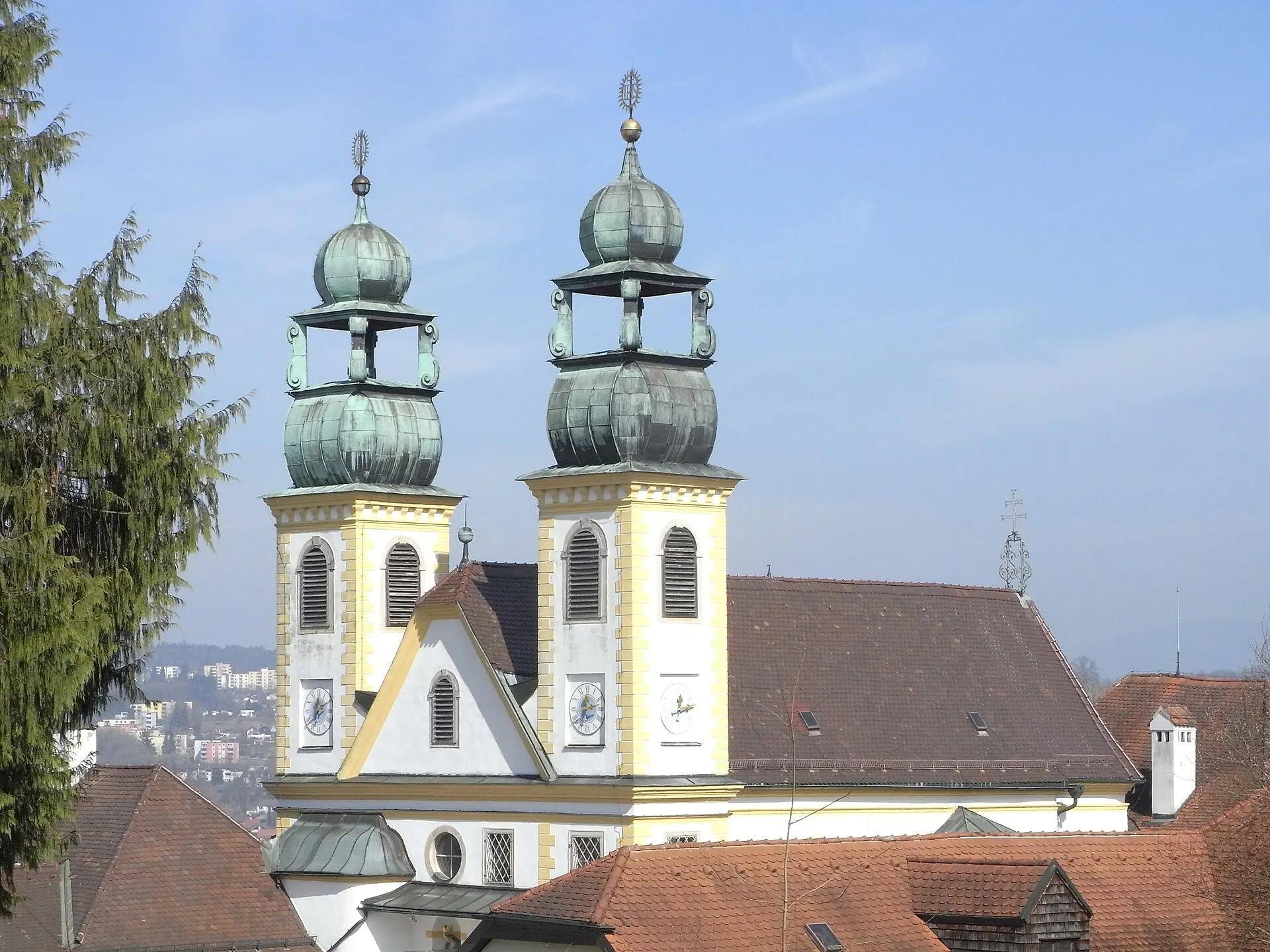 Wallfahrtskirche Mariahilf über der Innstadt in Passau